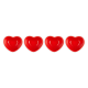 Set of 4 Mini Heart Bowls Cerise - L'Amour - Le Creuset LE CREUSET LC89341900600008
