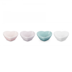 Set of 4 Mini Heart Bowls Multicolor - L'Amour - Le Creuset LE CREUSET LC89341901750908