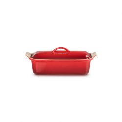 Rectangular Terrine with Press 32cm - Heritage Cerise - Le Creuset LE CREUSET LC91008428064000