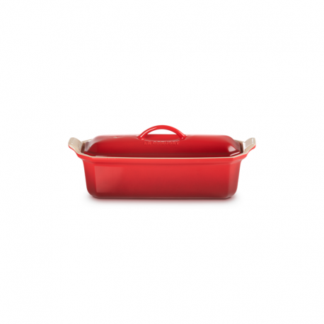 Tarrina Rectangular con Prensa 32cm - Heritage Cerise - Le Creuset LE CREUSET LC91008428064000