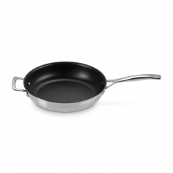 3-Ply Non-Stick Frying Pan With Handle 30cm - Classic Steel - Le Creuset LE CREUSET LC96100330000000
