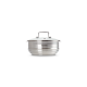 Multi-steamer with Glass Lid 20cm - Classic Steel - Le Creuset LE CREUSET LC96201900001000