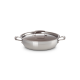 Shallow Casserole with Lid 26cm - Classic Steel - Le Creuset LE CREUSET LC96202826001000