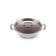 Shallow Casserole with Lid 26cm - Classic Steel - Le Creuset LE CREUSET LC96202826001000