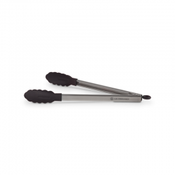 Tongs with Silicone Tip Black - Le Creuset