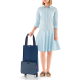 Foldable Shopping Trolley Herringbone Dark Blue - Foldabletrolley - Reisenthel REISENTHEL RTLHK4113