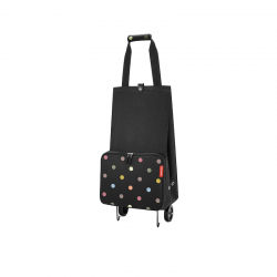Foldable Shopping Trolley Dots - Foldabletrolley Black - Reisenthel