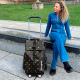 Shopping Trolley with Roll-Top Bag Dots - Citycruiser Black - Reisenthel REISENTHEL RTLMJ7009
