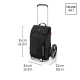 Shopping Trolley with Roll-Top Bag Dots - Citycruiser Black - Reisenthel REISENTHEL RTLMJ7009