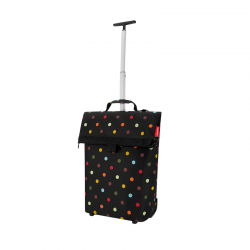 Shopping Trolley M Dots Black - Reisenthel