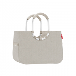 Bolsa para Compras L Herringbone Areia - Loopshopper - Reisenthel