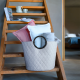 Cesto de Lavandaria com Pegas S Cinza Claro Losangulo - Loophome - Reisenthel REISENTHEL RTLVR7062