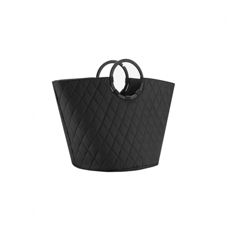 Cesto de Lavandaria com Pegas S Preto Losangulo - Loophome - Reisenthel REISENTHEL RTLVR7071