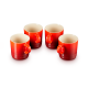 Set 4 Canecas Grés 350ml Cereja - Le Creuset LE CREUSET LC79113350600000
