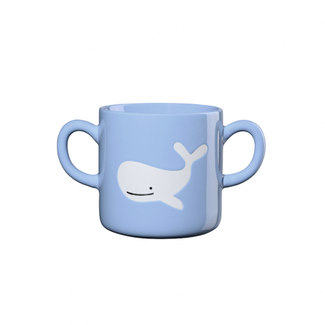 Kids Mug with Two Handles Whale 250ml - Buddies Blue - Asa Selection ASA SELECTION ASA49060514
