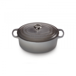 Tacho Cocotte Oval 29cm Mist Grey - Evolution - Le Creuset