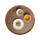 Bandeja com Pé Ø40cm Nogueira - Wood Black - Asa Selection ASA SELECTION ASA53960970