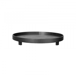 Bandeja com Pé Ø40cm Preto - Wood Black - Asa Selection ASA SELECTION ASA53970970