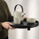 Tray with Feet Ø40cm Black - Wood Black - Asa Selection ASA SELECTION ASA53970970