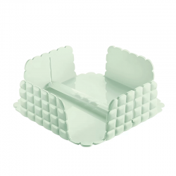Square Table Napkin Holder Mauve Green - Tiffany - Guzzini