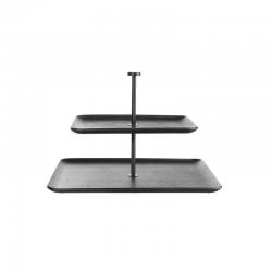 Étagere 2 Niveles Rectangular Negro Sauce - Wood - Asa Selection ASA SELECTION ASA53676970