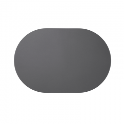 Individual de Mesa Oval 49,5x33cm Basalto - Placemats - Asa Selection ASA SELECTION ASA7877420