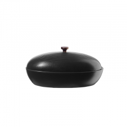 Caixa para Pão Preto 32cm - Kitchen Art - Asa Selection