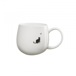 Caneca Gato 400ml - Magu Footprints Branco - Asa Selection ASA SELECTION ASA22061338