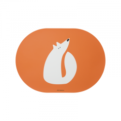 Mantel Individual Zorro 46x33cm - Buddies Naranja - Asa Selection