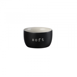 Egg Cup Soft 5cm - Hey! Black - Asa Selection ASA SELECTION ASA17410277