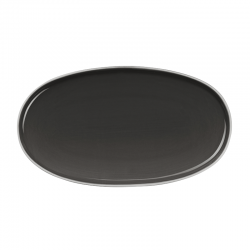 Travessa Oval 28,5x16cm Caviar - Semana Antracite - Asa Selection ASA SELECTION ASA27200500