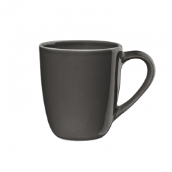Caneca com Asa 250ml Caviar - Semana Antracite - Asa Selection ASA SELECTION ASA27061500