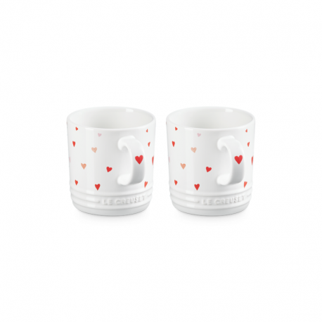 Conjunto de 2 Canecas Corações 350ml - L'Amour Branco - Le Creuset LE CREUSET LC89111350101803