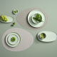 Pasta Plate 21cm Herb - Semana Green - Asa Selection ASA SELECTION ASA27231505