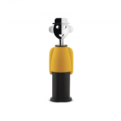 Saca-Rolhas Amarelo e Preto - Alessandro M. - Alessi ALESSI ALESAM23YB