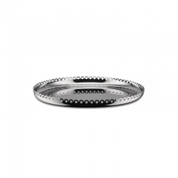 Round Tray 35cm Silver - Edges - Alessi ALESSI ALESITM09