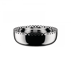Round Basket 21cm Silver - Edges - Alessi ALESSI ALESITM07/21