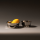 Cesta/Frutero 10cm - Compressioni Acero - Alessi ALESSI ALESITM15