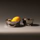 Centrepiece 10cm - Compressioni Steel - Alessi ALESSI ALESITM16