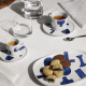 Juego 4 Tazas Café con Platillo - Yunokiware Blanco - Alessi ALESSI ALESNF08/87S