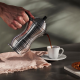 Cafetera para Café Exprés Inducción 300ml - Pulcina Negro - Alessi ALESSI ALESMDL02/6BFM