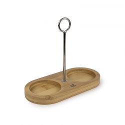 Bamboo Tray for Two Mills with Handle Natural - Linea - Peugeot Saveurs PEUGEOT SAVEURS PG44558