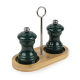 Bamboo Tray for Two Mills with Handle Natural - Linea - Peugeot Saveurs PEUGEOT SAVEURS PG44558