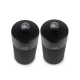 Juego Molinillo Pimienta y Sal 12 cm y Embudo - Night Chic Negro - Peugeot Saveurs PEUGEOT SAVEURS PG43285
