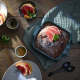 Assadeira Quadrada 18cm Preto Satinado - Appolia - Peugeot Saveurs PEUGEOT SAVEURS PG61845