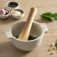 Mortero con Mano de Madera de Haya Crema - Appolia - Peugeot Saveurs PEUGEOT SAVEURS PG62040