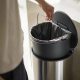 Cubo de Basura con Pedal 30L Acero – Arc Negro - Joseph Joseph JOSEPH JOSEPH JJ30150