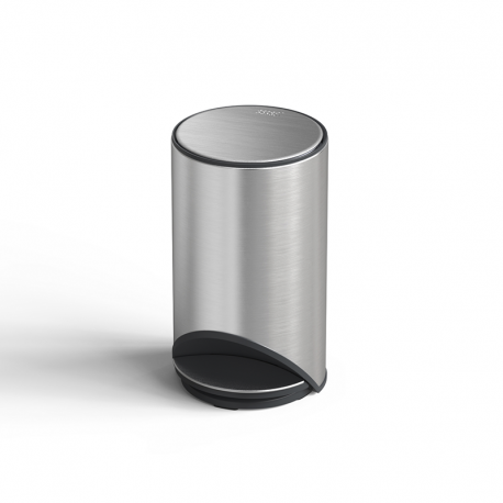 Cubo de Basura con Pedal 10L Inox - Arc Negro - Joseph Joseph JOSEPH JOSEPH JJ30152