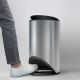 Cubo de Basura con Pedal 10L Inox - Arc Negro - Joseph Joseph JOSEPH JOSEPH JJ30152