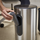 Cubo de Basura con Pedal 10L Inox - Arc Negro - Joseph Joseph JOSEPH JOSEPH JJ30152